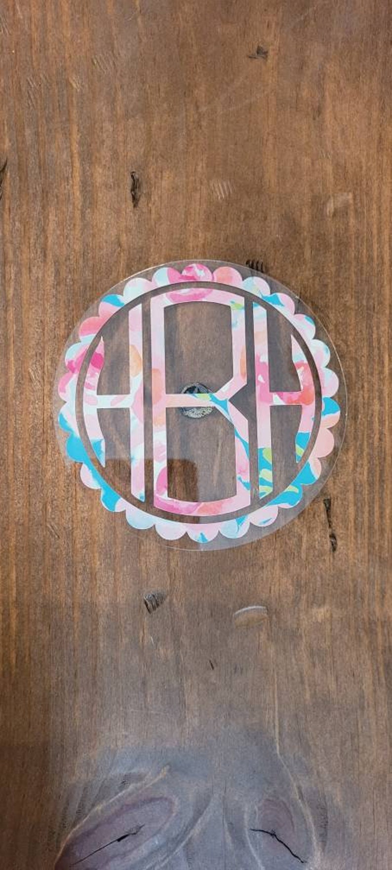 Bogg Bag Monogram Button Etsy