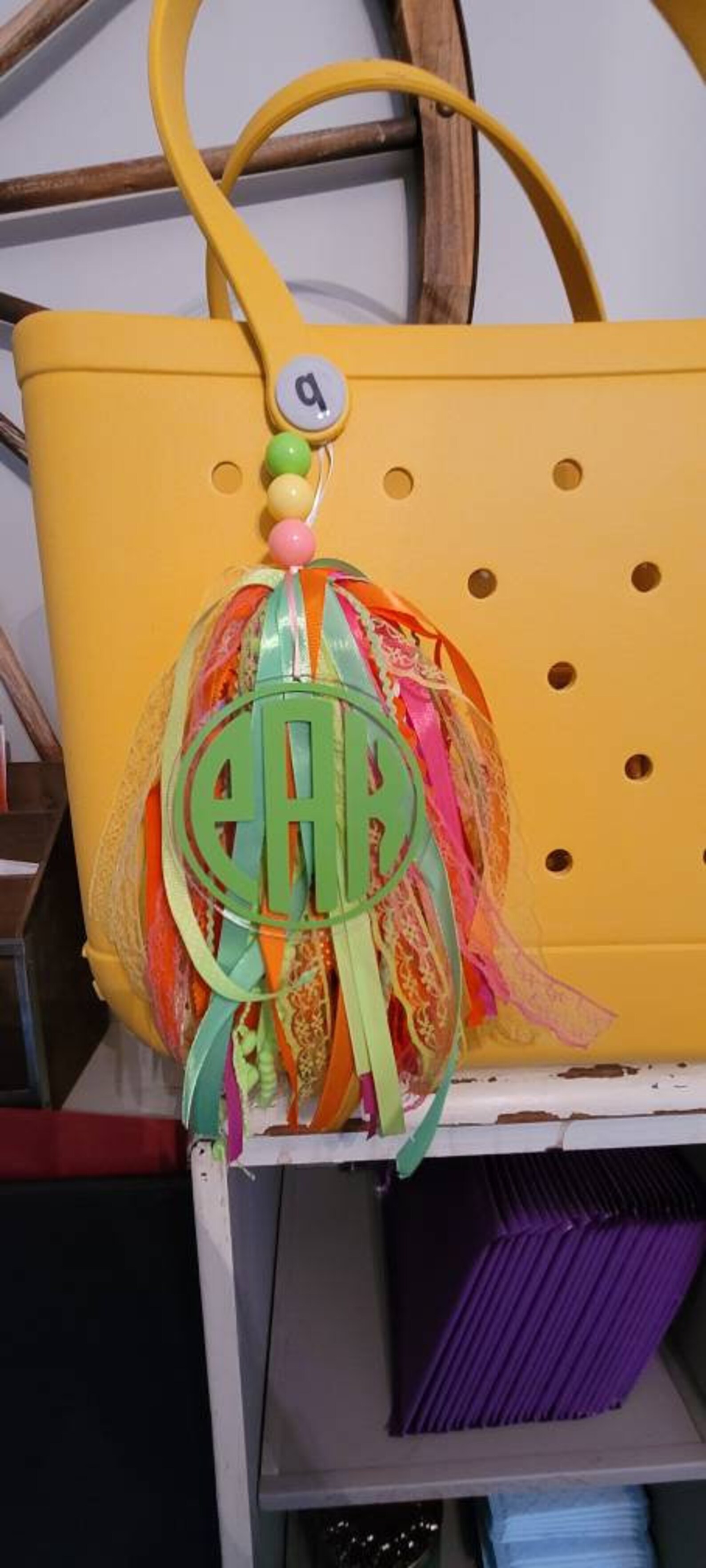 Bogg Bag Tassel Charm Monogrammed Etsy