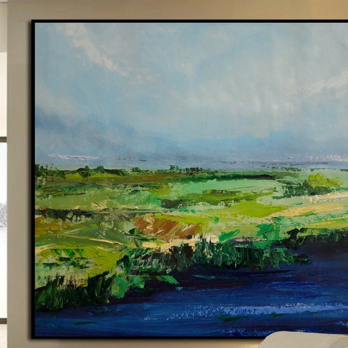 Abstract Painting Original Large Abstract Landscape Painting Etsy
