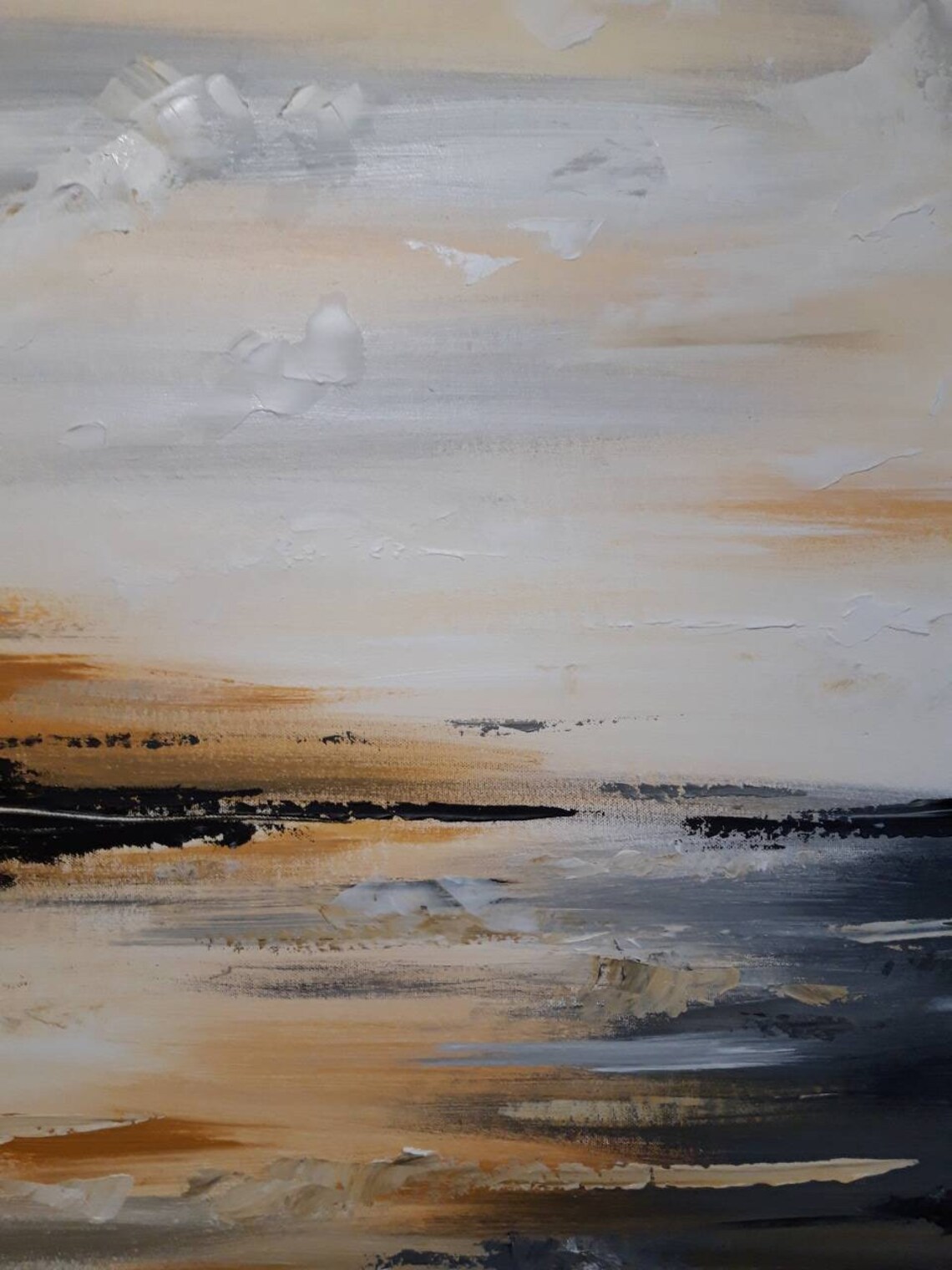 Abstract Canvas Art Original Brown Painting Acrylic Painting Etsy