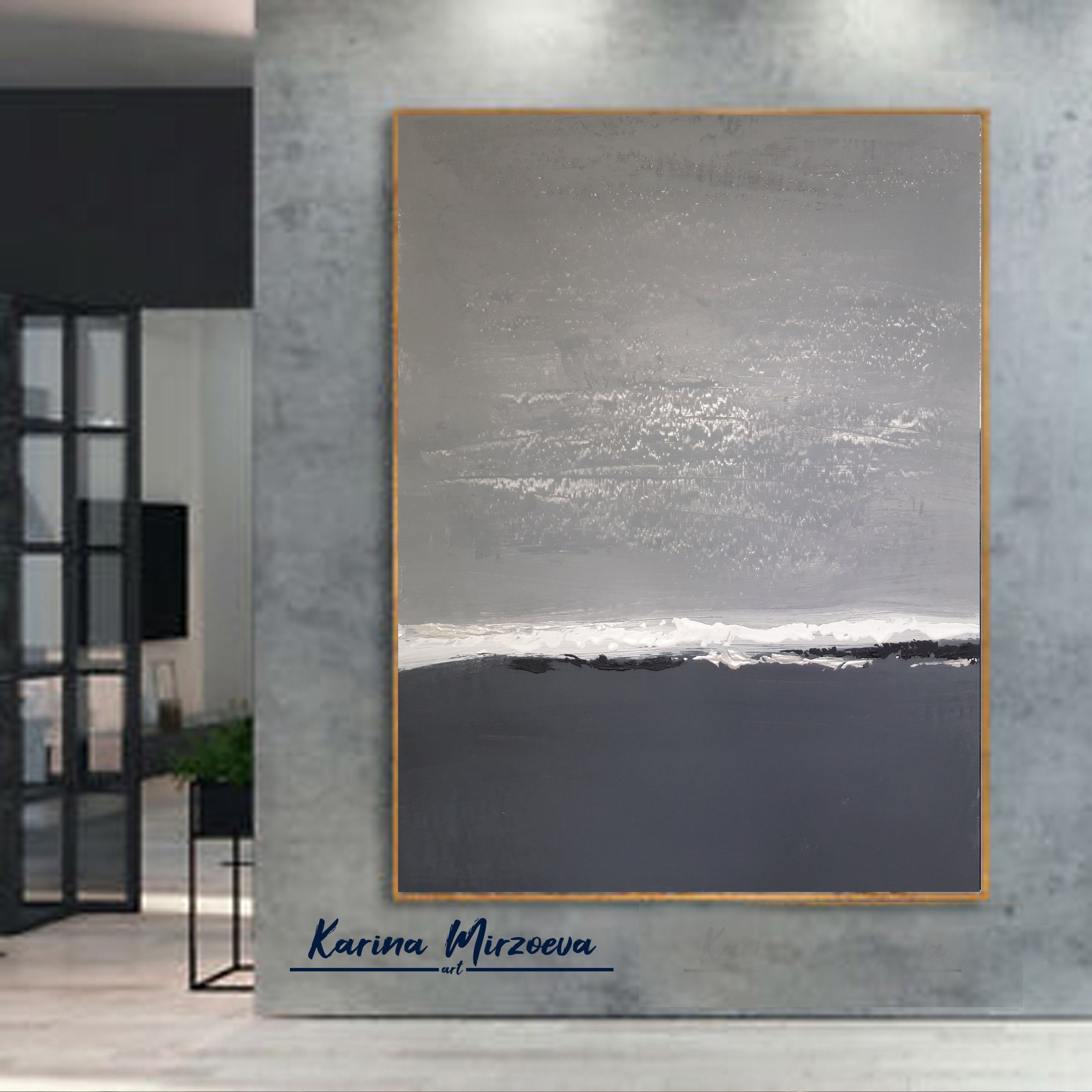 Oversized Wall Art Vertical Extra Large Wall Art Abstract Etsy