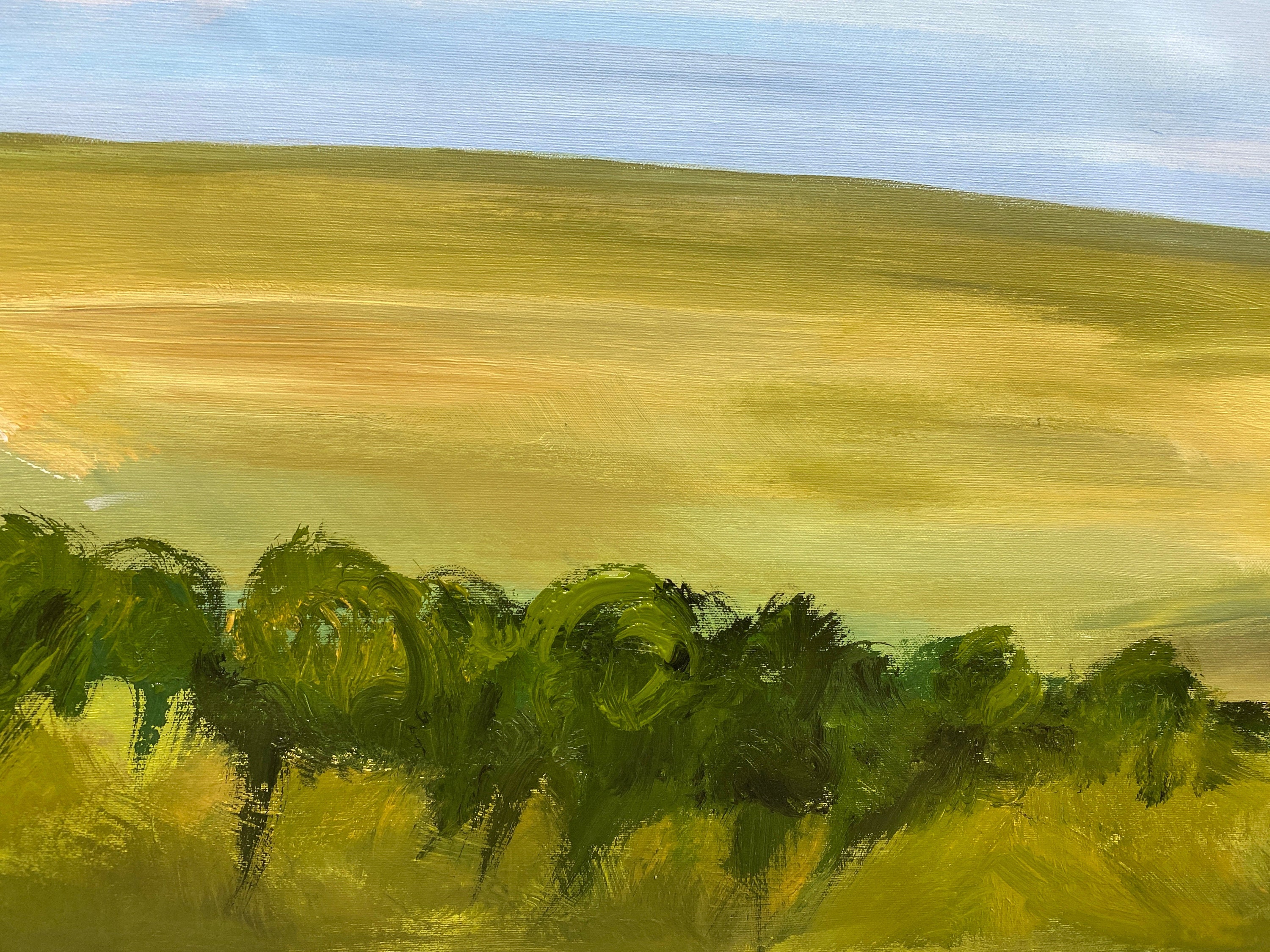 Horizontal Landscape Painting Sky Painting Clouds Wall Art Etsy