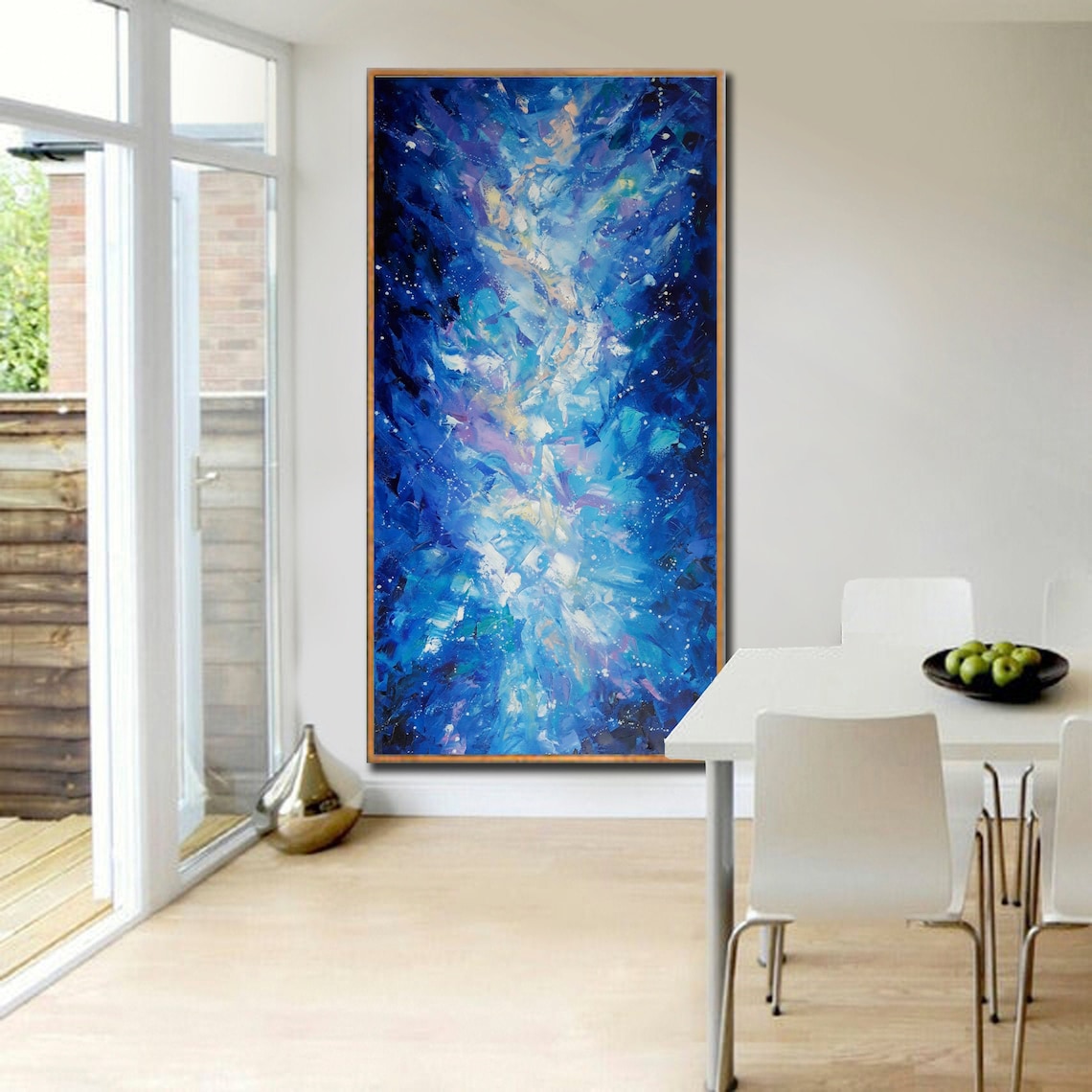 Oversized Abstract Wall Art Large Vertical Wall Art Wall Art Etsy