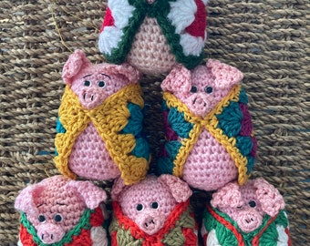 Pig in blanket crochet pattern