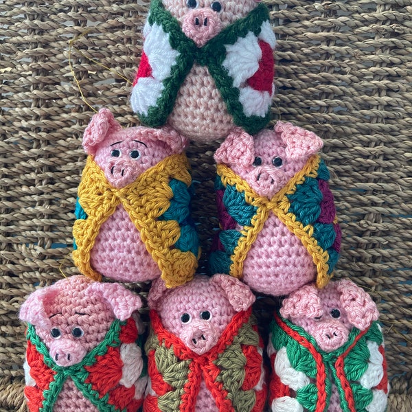 Pig in blanket crochet pattern