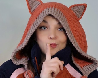 Fox Hood Hat