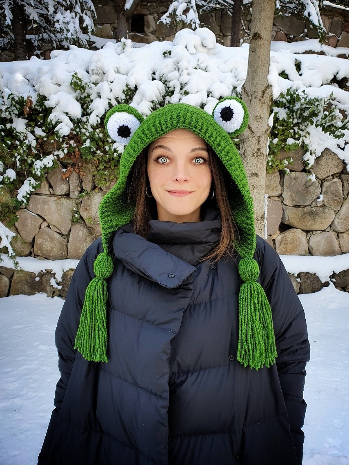 Frog Hood Hat