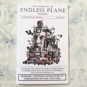 The Journal of ENDLESS PLANE Studies - Issue #2 / Color Surreal Collage Zine / Surrealism Psychedelic Vintage Technology Dada
