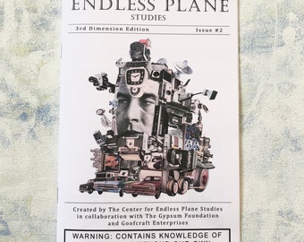 The Journal of ENDLESS PLANE Studies - Issue #2 / Color Surreal Collage Zine / Surrealism Psychedelic Vintage Technology Dada