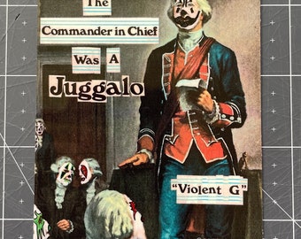 George Washington was a Juggalo - 4” Sticker - Full Color