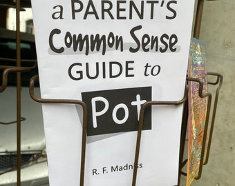 a Parents Common Sense Guide to Pot, Surreal Collage Zine, Pottery Ceramics Humor Existential Surrealism