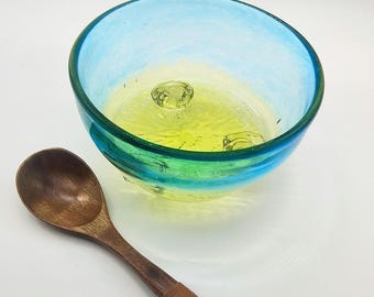 3 footed molcajete - YELLOW&BLUE