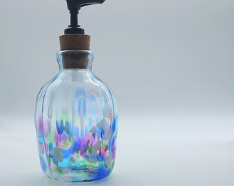 LIGHT BLUE soap pump dispenser