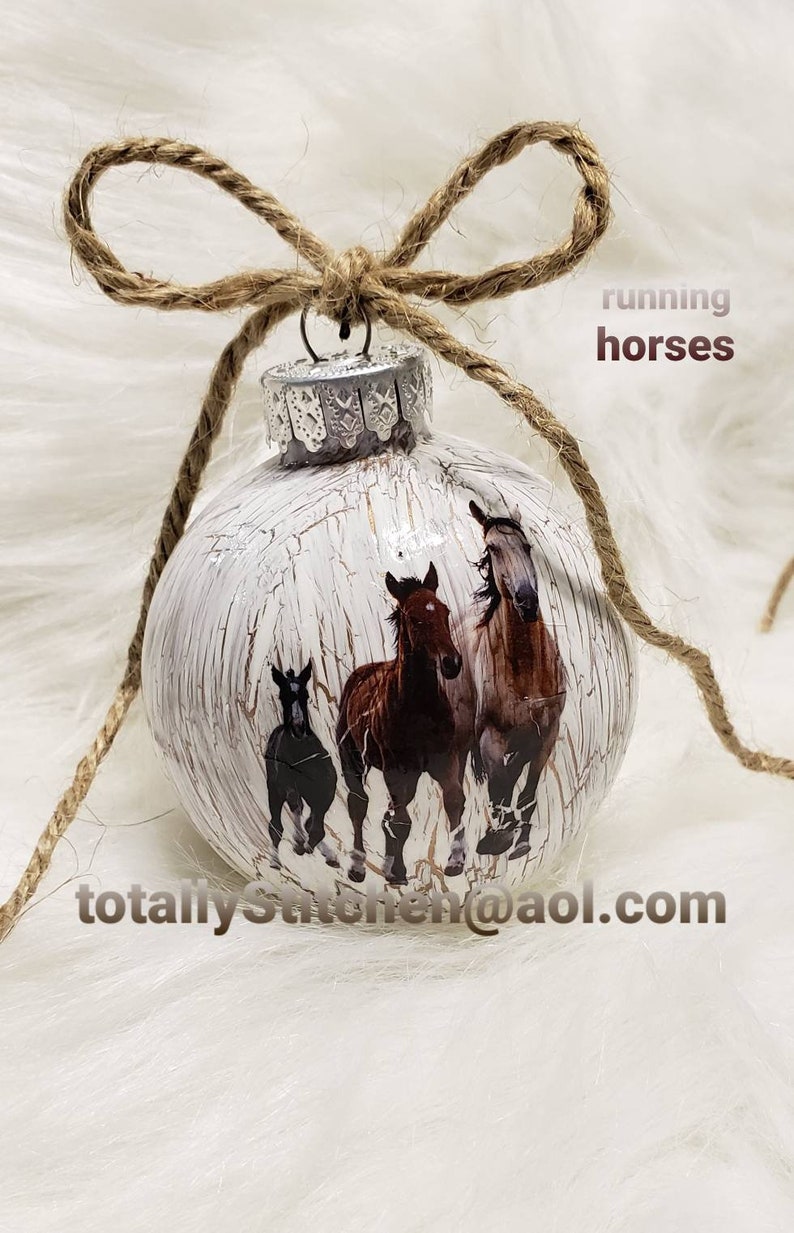 Horses Ornament Etsy