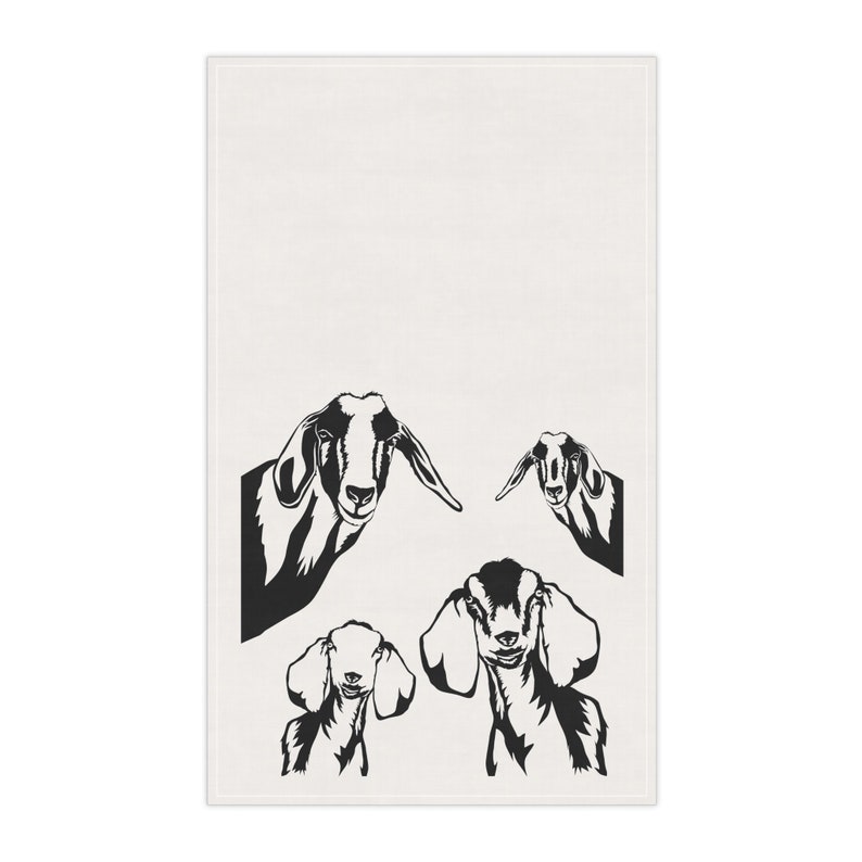 Goats Kitchen Towel/farmhouse Decor/country/barnyard Animals/boer Goat