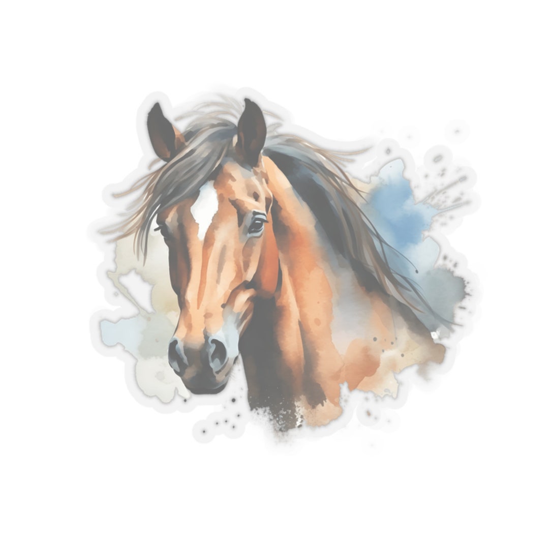 Horse Kisscut Stickers/ Horse Head Stickers/ Equine Stickers/ Horse Decal/western Stickers Etsy