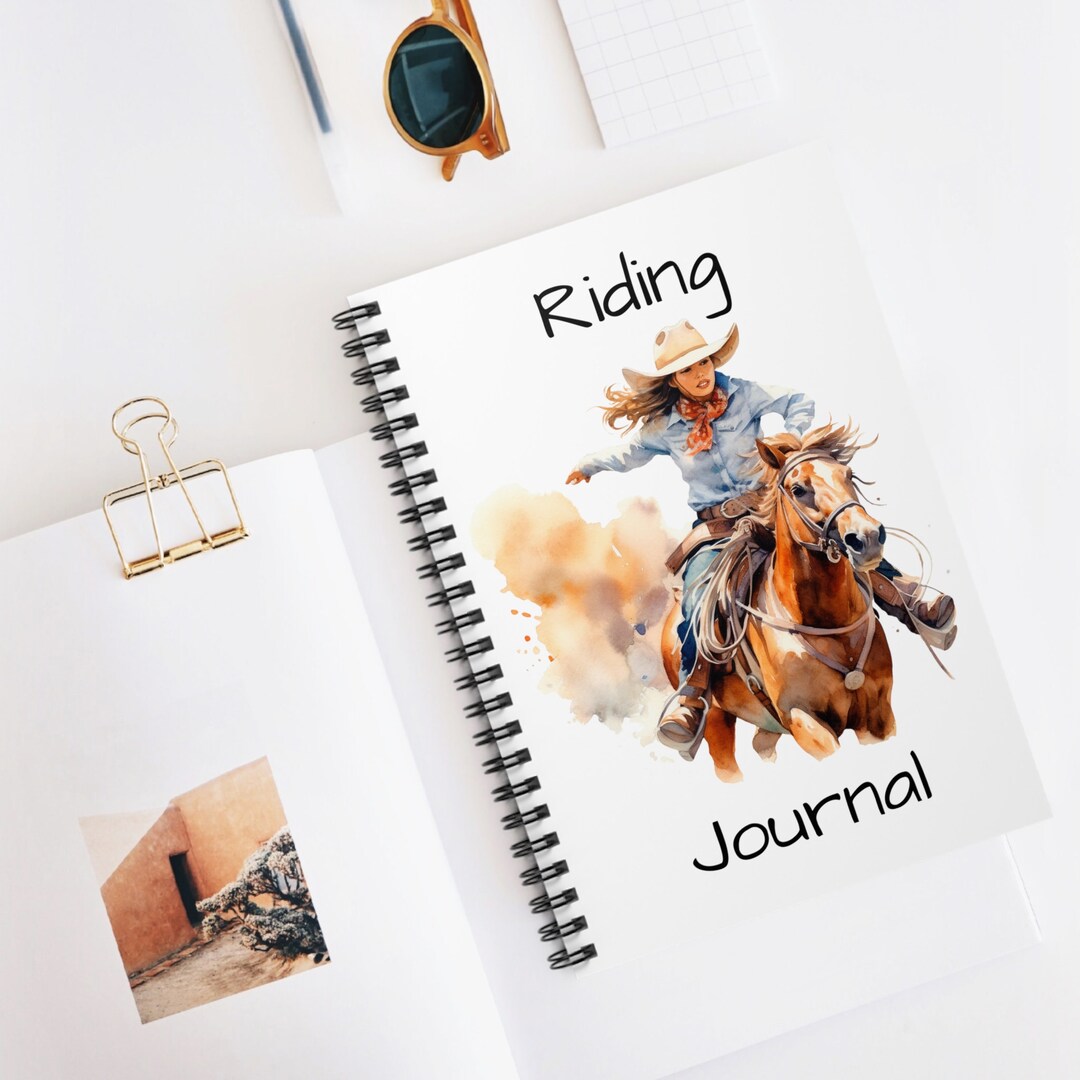 Horse Riding Journal / Horse Notebook/ Equestrian Etsy
