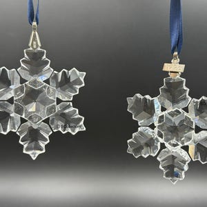 ☆Mika☆スワロフスキー　クリスマスオーナメント　1996 Swarovski Annual Ornaments 1996-Snowflake - Boxed by Swarovski