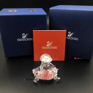 Swarovski Crystal Girl Doll Figurine, Vintage Girl Puppet, With Box and Certificate