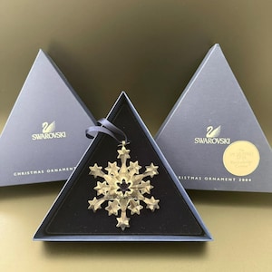 2004 Swarovski Snowflake Ornaments - Etsy