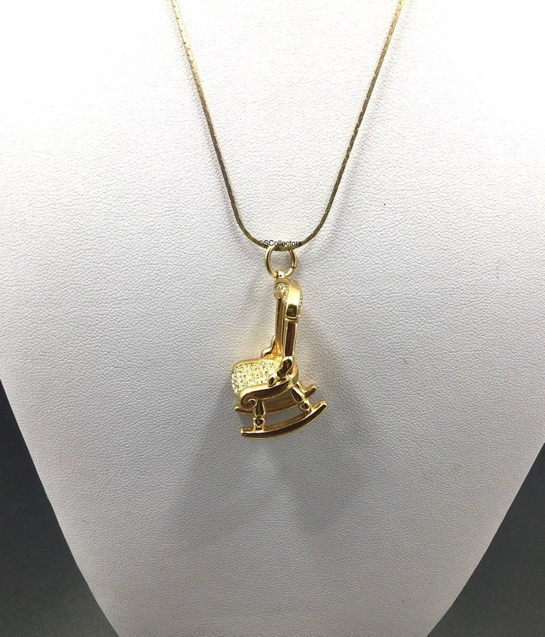 Swarovski Crystal Memories Rocking Chair Pendant, Sunrise Design on ...
