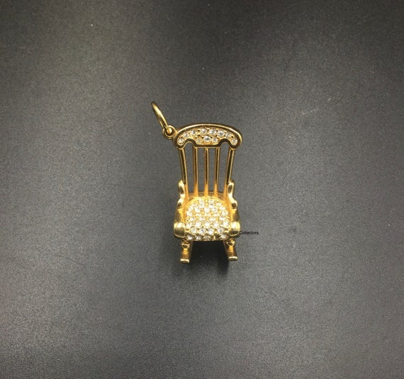 Swarovski Crystal Memories Rocking Chair Pendant, Sun… - Gem