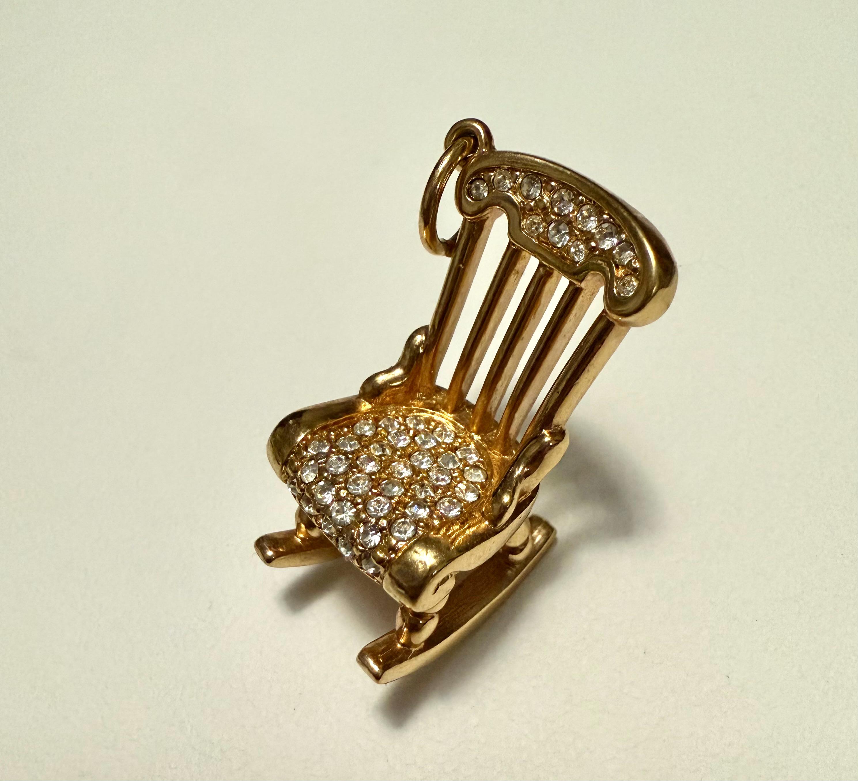 Swarovski Crystal Memories Rocking Chair Pendant, Sunrise Design on ...
