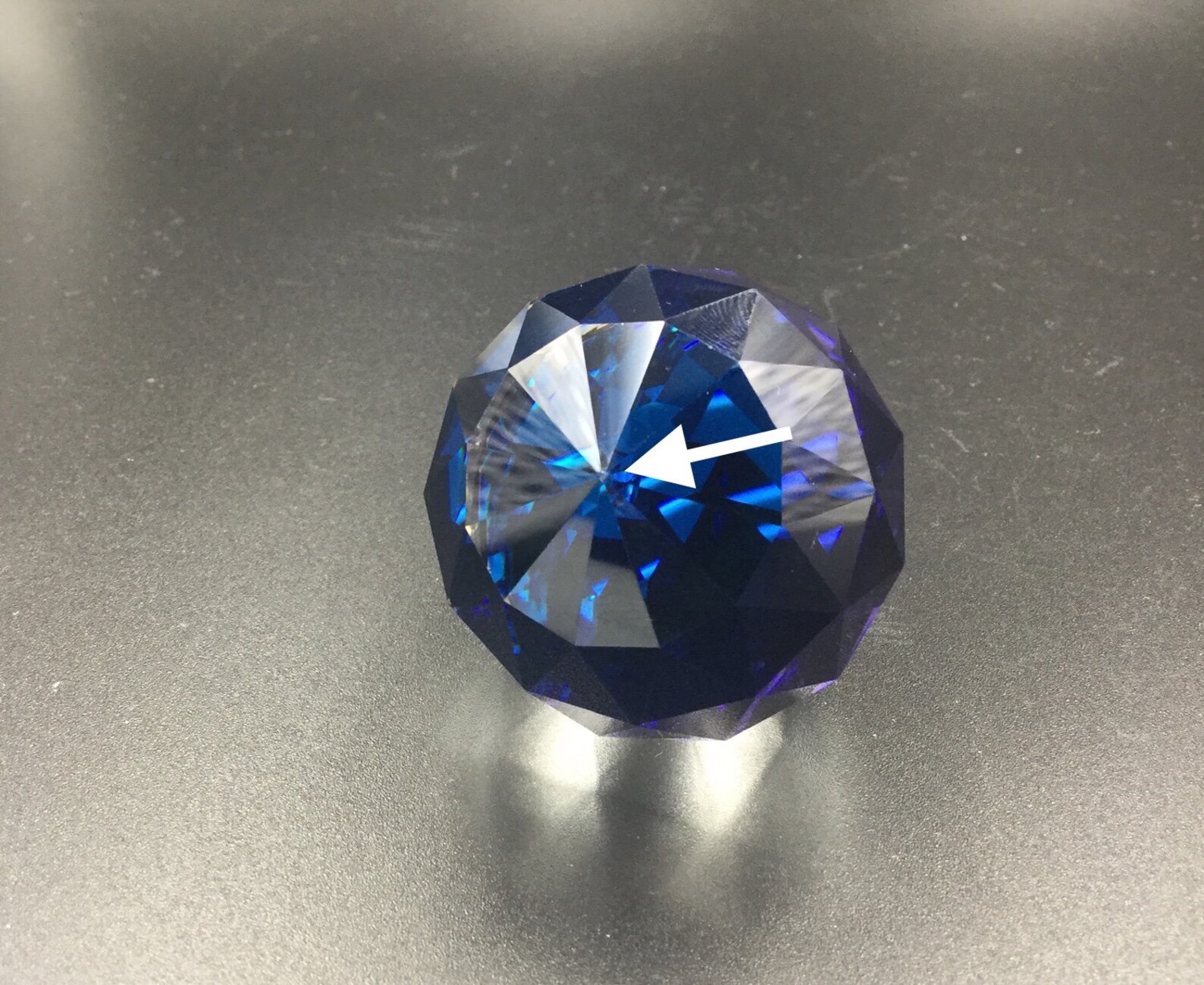 Swarovski Crystal Round Paperweight Medium 2 Bermuda Blue - Etsy