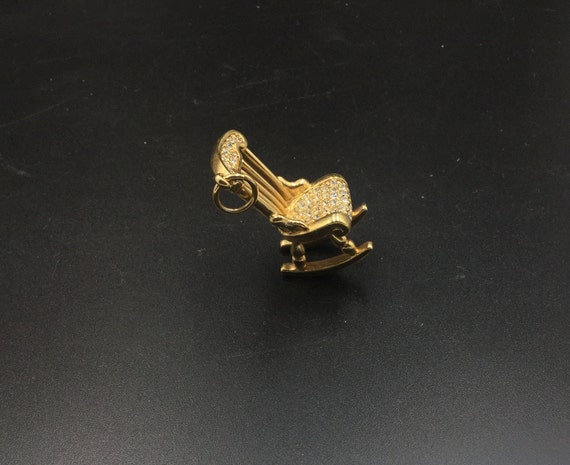 Swarovski Crystal Memories Rocking Chair Pendant, Sun… - Gem