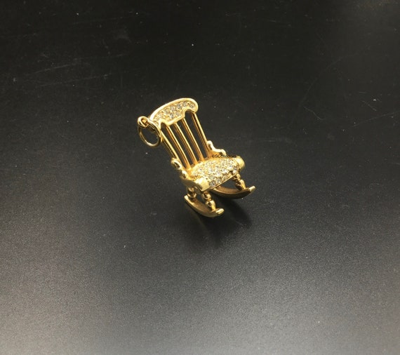 Swarovski Crystal Memories Rocking Chair Pendant, Sun… - Gem