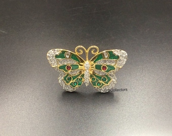 Rare Retired Daniel Swarovski Paradis Akima Topaz Crystal Fly