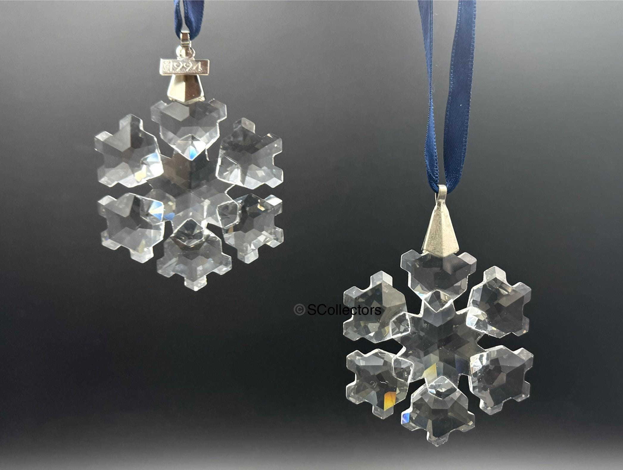 Swarovski Snowflake Ornament 1991 - Etsy
