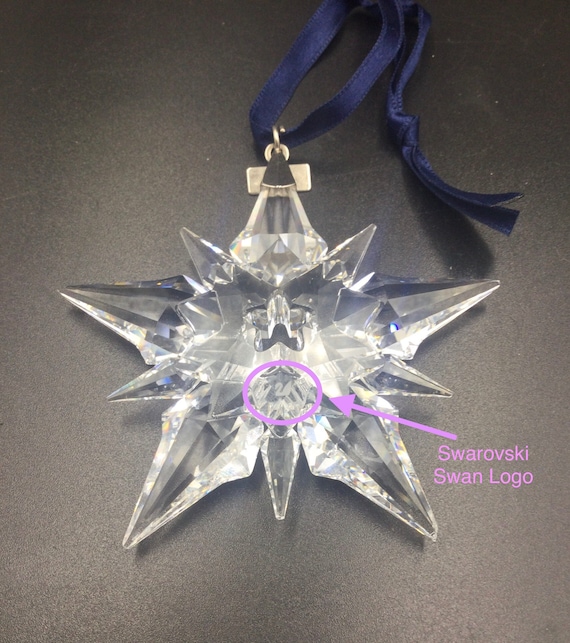スワロフスキー　クリスマスオーナメント　2001 Swarovski Christmas Ornament 2001 Annual Super Rare Case Fresh