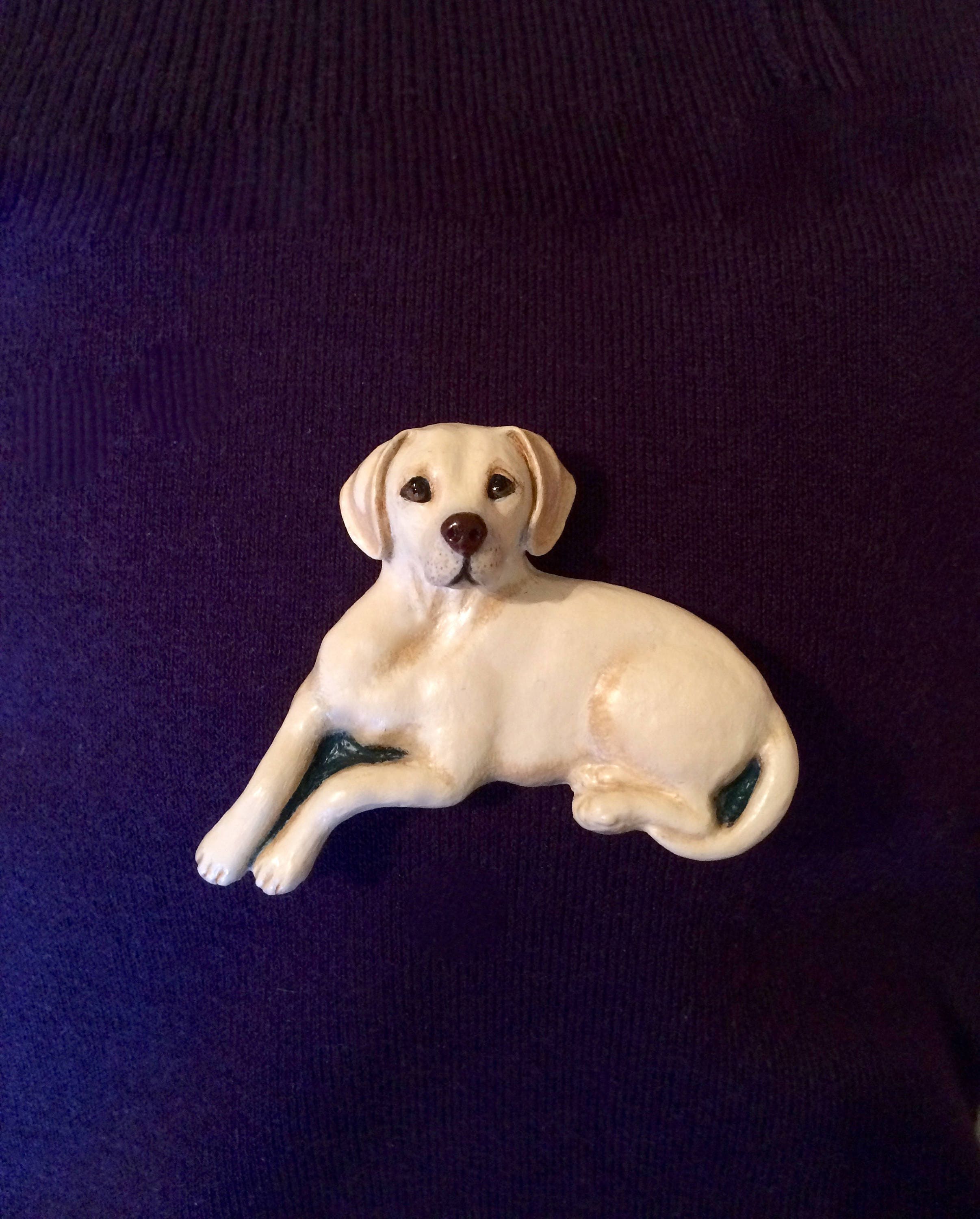 labrador brooch
