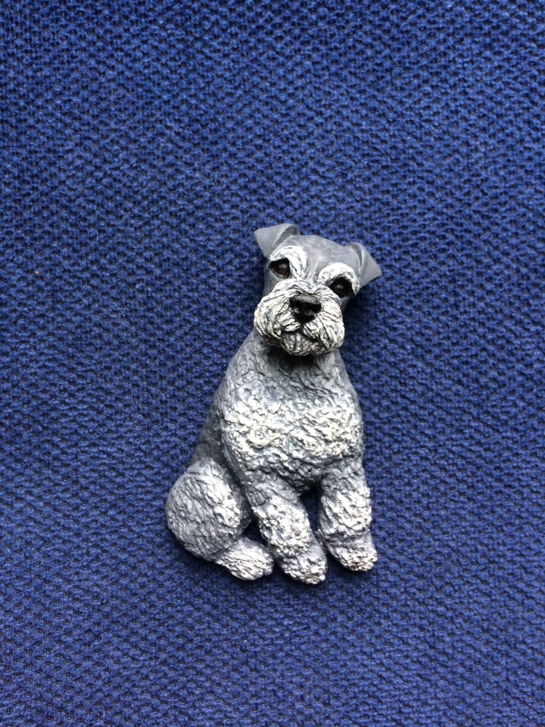 Broche / épngle pour chot Schnauzer Fat à la man / pent à la man