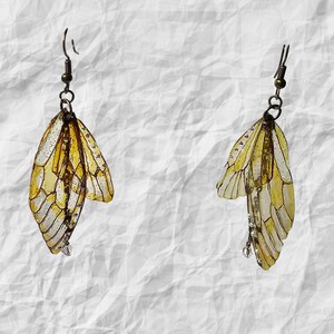 Unique Fairy Wing Earrings   Handmade   Free Shipping With No Minimum Purchase