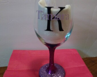 Glitter Wine Glass Glitter Glasses Drinking Glasses Wine Etsy