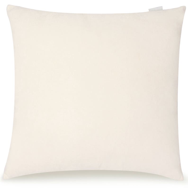Beige Soft Solid Suede Pillow Cover 18x18 Inches With Etsy