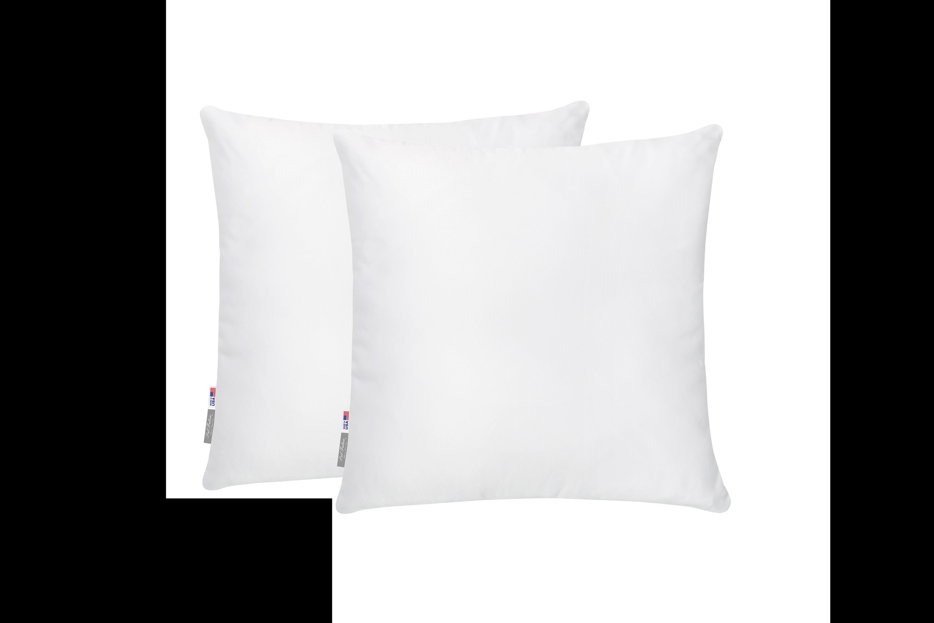 Set of Two Made in USA Pillow Insert Form Cushion Euro Sham Etsy