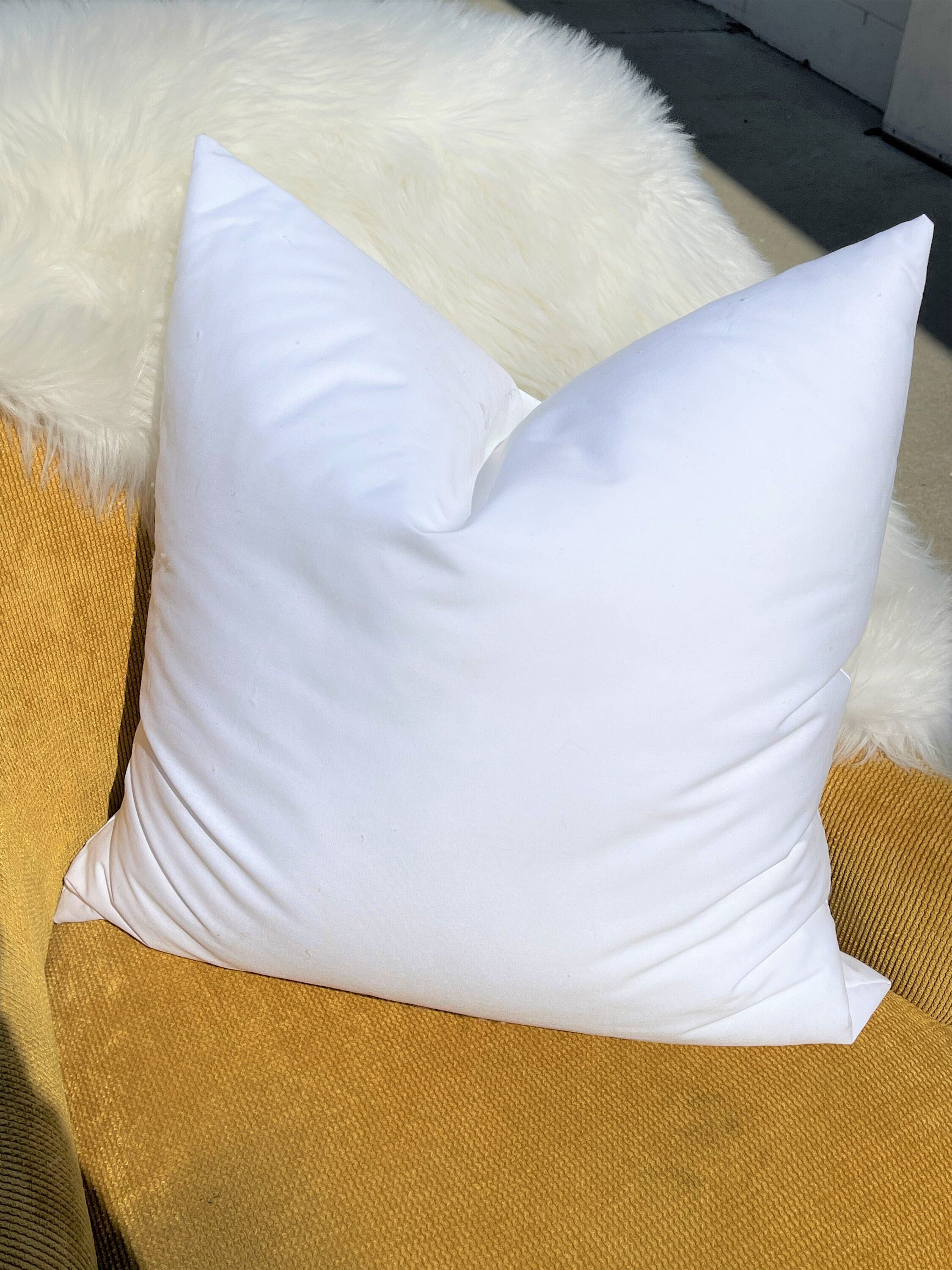 Synthetic Down Pillow Inserts Alternative Down Pillows Angel Hair