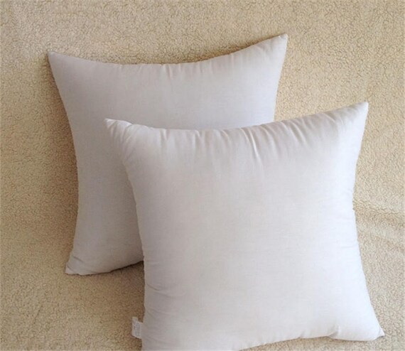 Set Of Two Made In Usa Pillow Insert Form Cushion Euro Sham Etsy