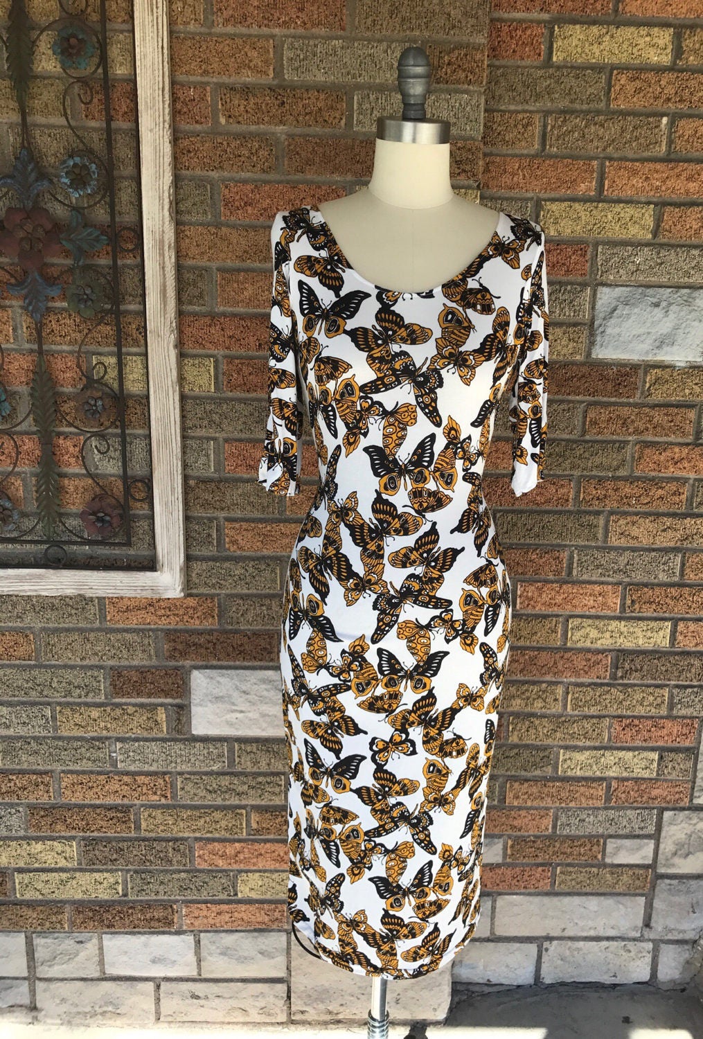 monarch midi dress