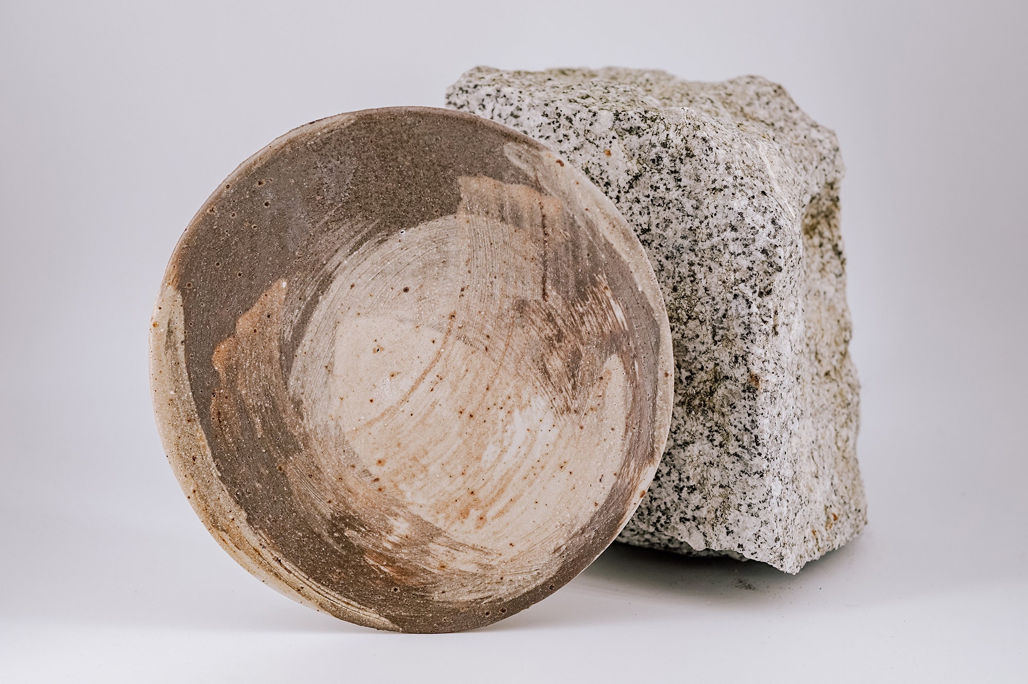 Assiette Trace D.18cm, Décor Kinfolk