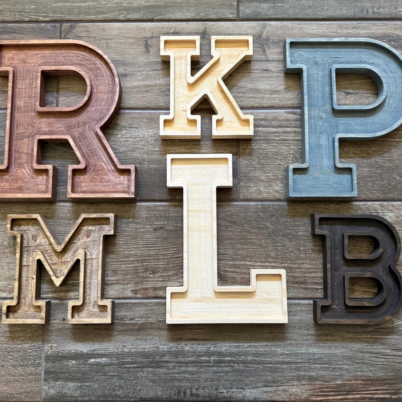 Design Letter R. Wood Decorative O Letter - Etsy
