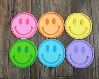 Smiley Face Wood Sign | Smile Sign | Smiley Face Decor | Smiley Face Sign | Wooden Smile Sign | Wood Smile Sign | Retro Smiley Face
