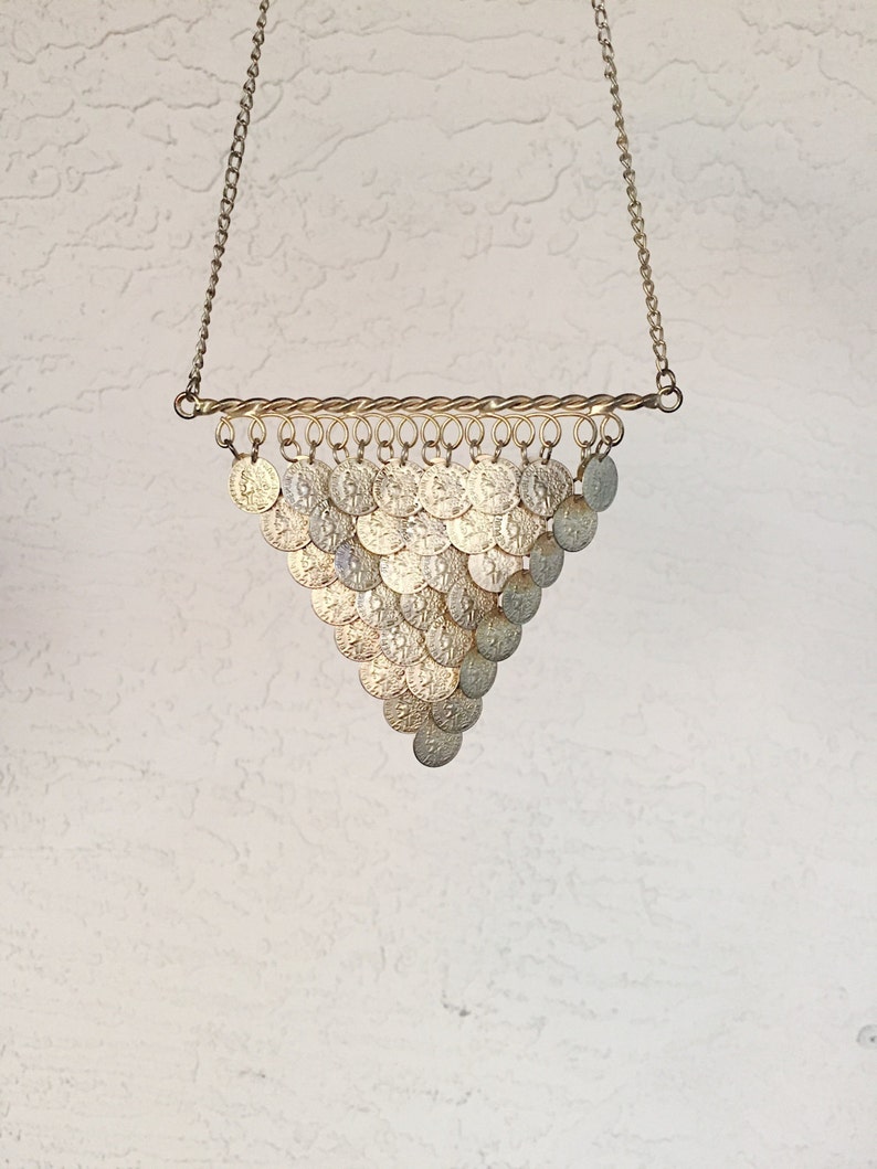 Vintage Gold Coins Necklace