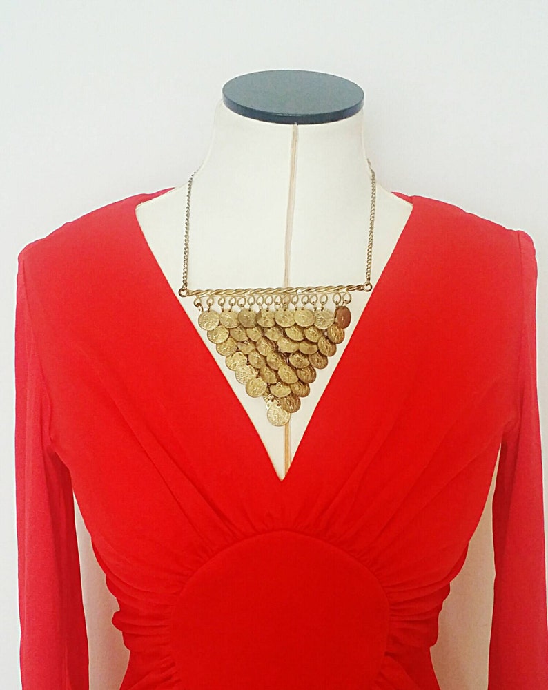 Vintage Gold Coins Necklace