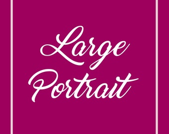 Large Custom Pet Portrait Acrylic Painting