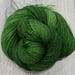 Canadian Hand-dyed yarn 80/20 Superwash Merino/Nylon Sock Yarn 115g 400yards Fingering weight. Cthulu. Tonal Yarn. Semi-Solid Green Yarn