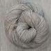 Canadian Hand-dyed yarn. 80/20 Superwash Merino/Nylon Sock Yarn. 115g 400yards. Fingering weight. Quicksilver, tonal pale warm grey